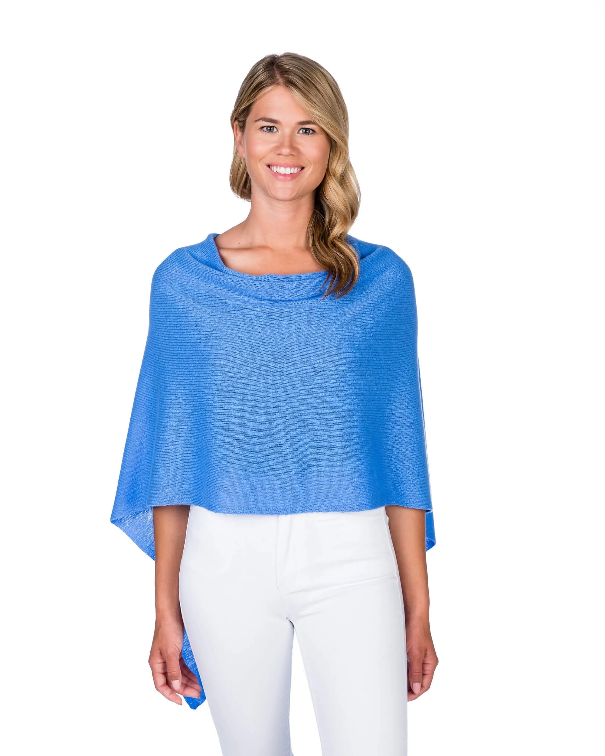 100% Cashmere Dress Topper Poncho