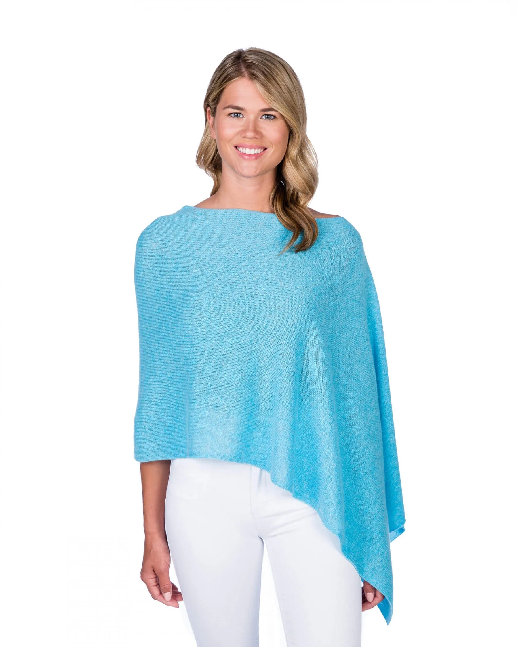 100% Cashmere Dress Topper Poncho