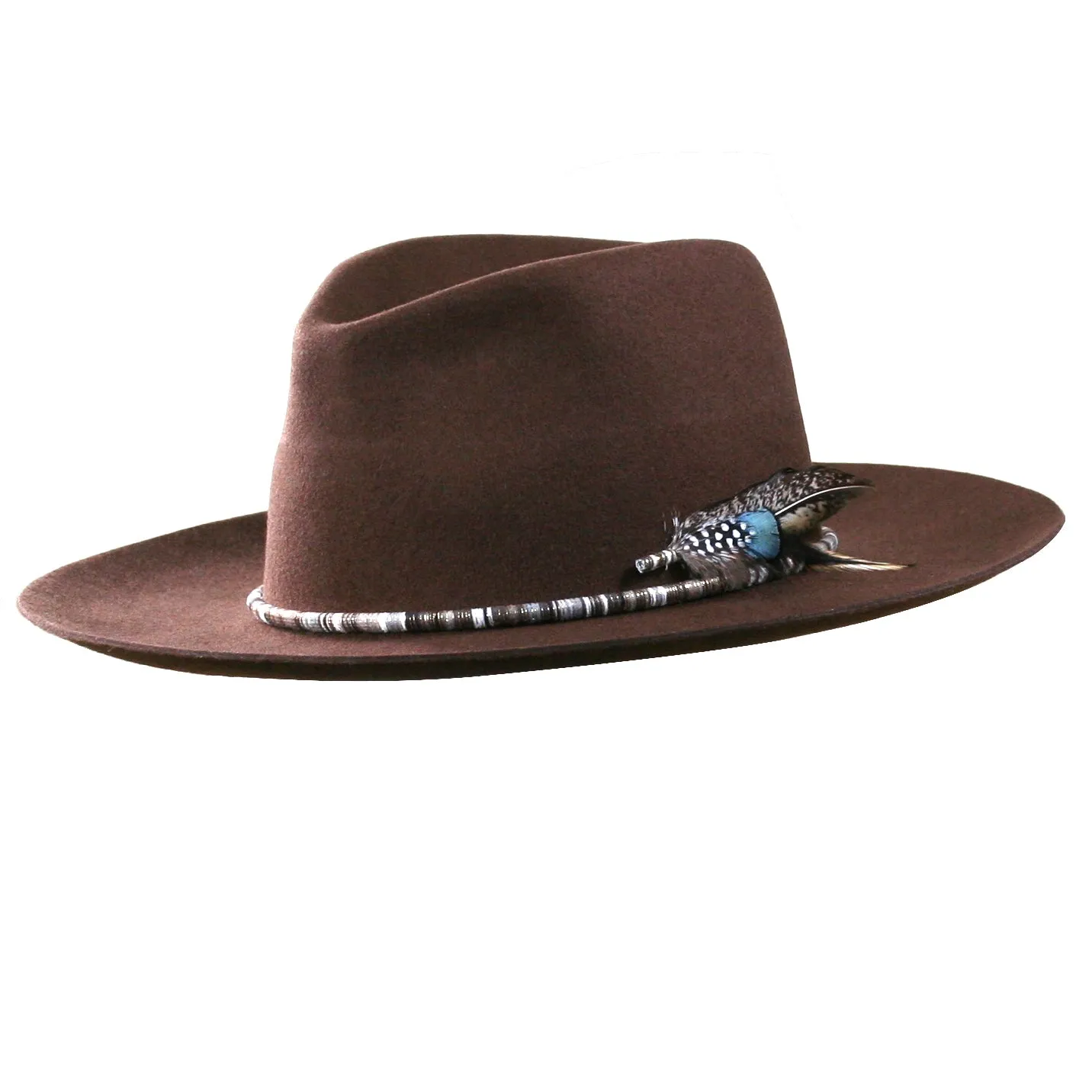 Arlo Wide Brim Wool Fedora by Levine Hat Co.