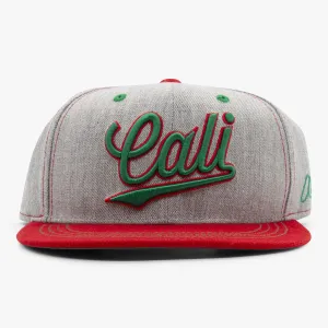 Cursive Cali Snapback Hat