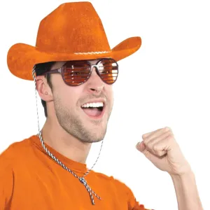 Deluxe Cowboy Hat Orange