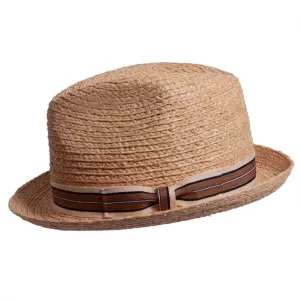 Elias Straw Fedora by American Hat Makers