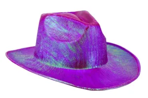 Metallic Fuchsia Cowboy Hat