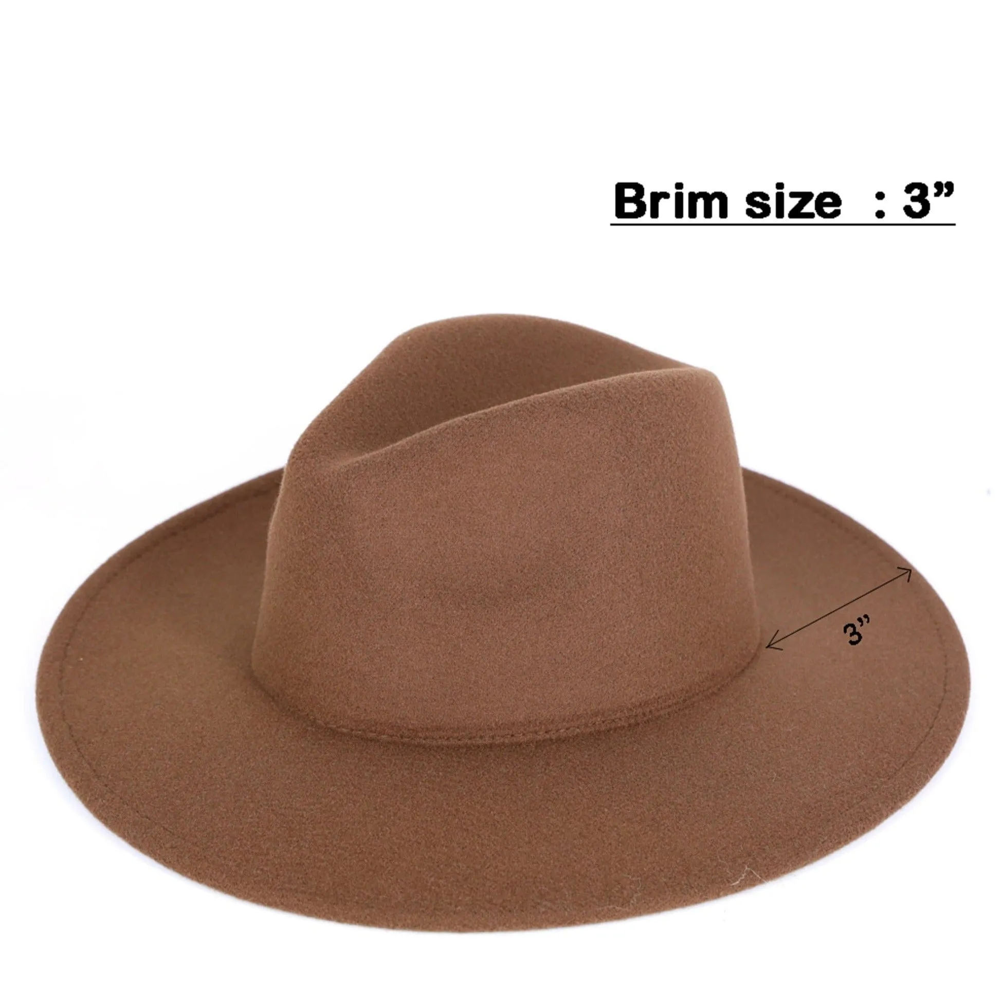 MH0125 Leslie Felt Panama Hat