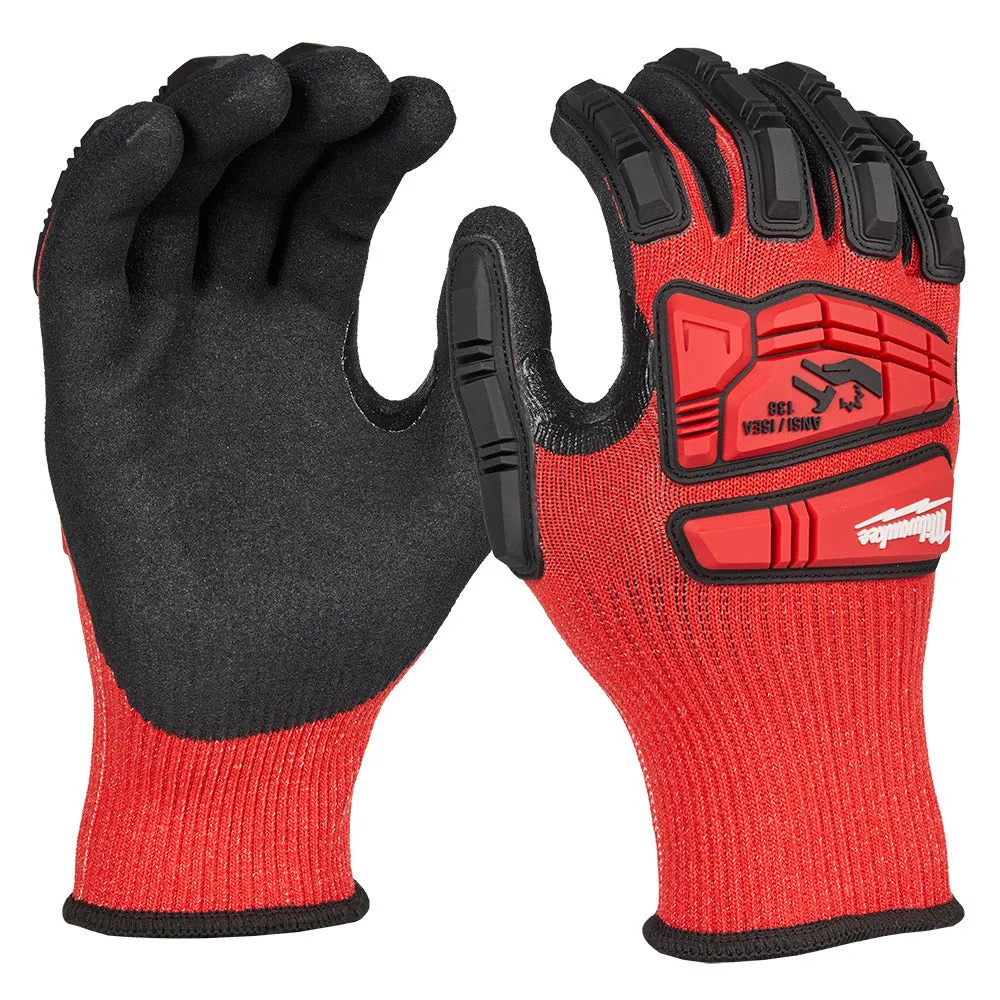 Milwaukee 48-73-8130 Impact Cut 3 Nitrile Dip Glove - S