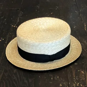 Straw Boater Hat